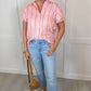 Ivy Jane Striped Stella Shirt - Tangerine