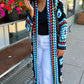 Zoe Crochet Cardigan - Black Multi