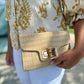 Lilly Straw Clutch