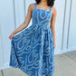 Jackie Chain Midi Dress - Denim