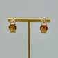 Zenzii Topaz Crystal Hoop Earrings