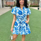 Sofia Nelda Dress - Banana Blue