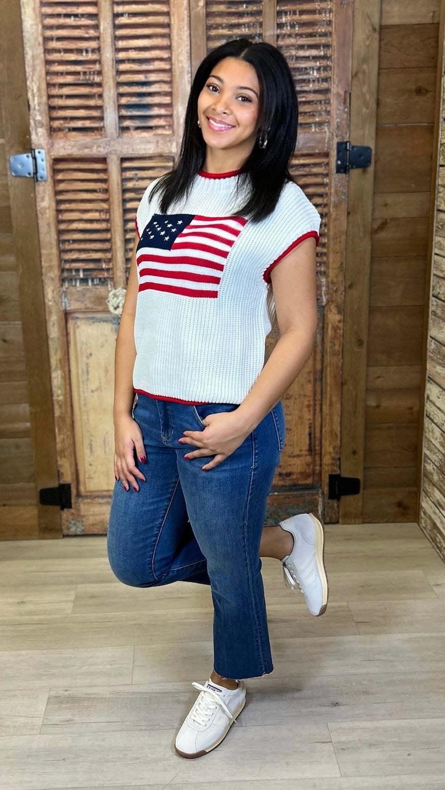 Flag Top - Off White