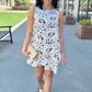 Jessie Floral Dress - Oat & Black