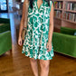 Jada Poppy Mini Dress - Green