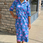 Katherine Swing Shift Dress - Sky