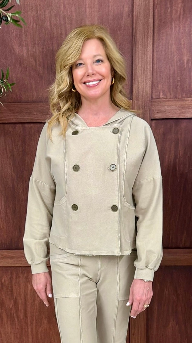 XCVI Corbett Jacket - Khaki