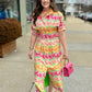 Emily McCarthy Georgia Dress - Azalea