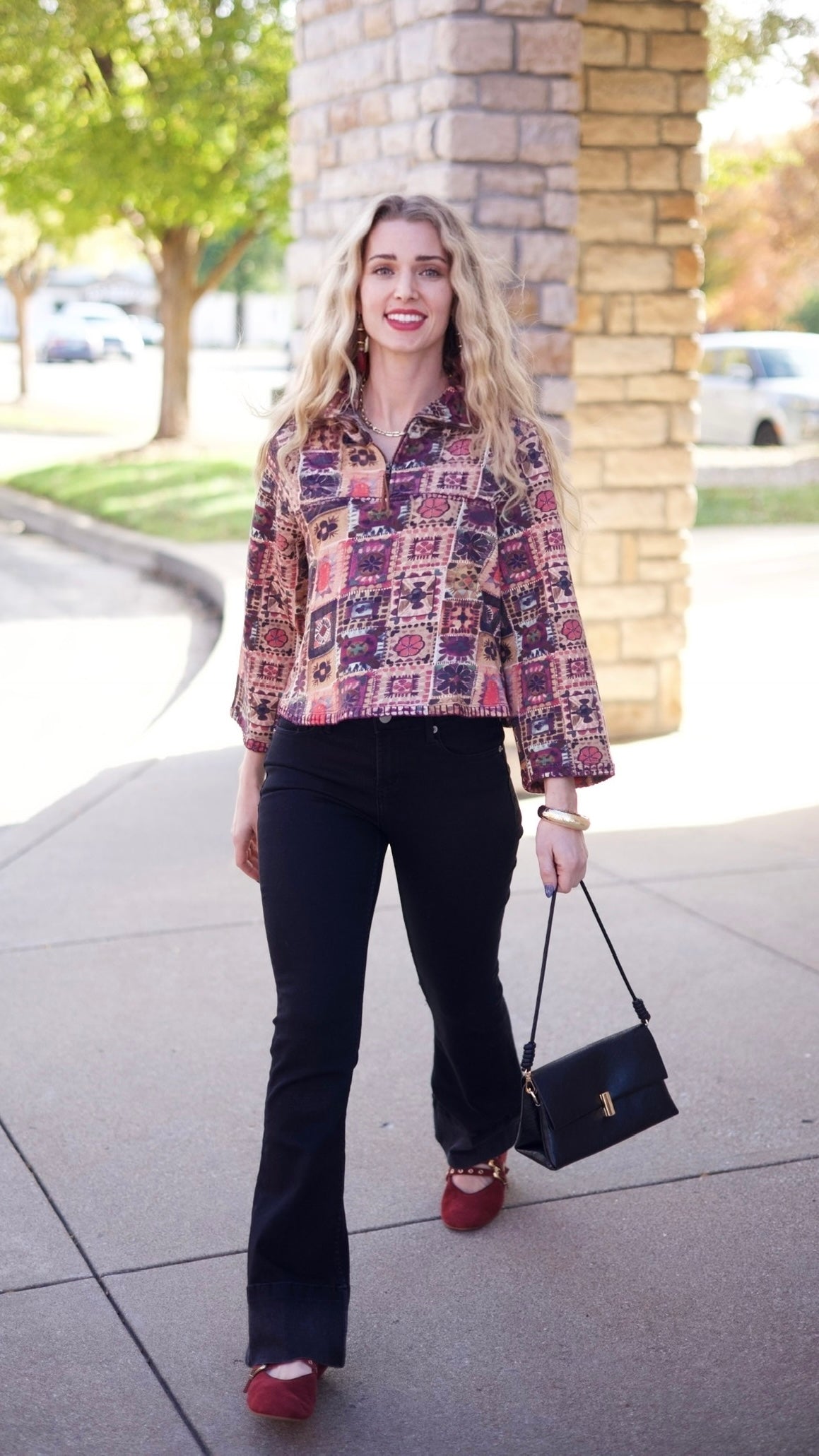 Ivy Jane Zip Front Terry Popover - Plum