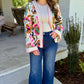 Nicole Kimono Top - Natural Multi