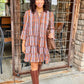 Uncle Frank Multi Tiered Plaid Dress