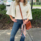 Another Love Crochet Drape Sleeve Sweater - Cream