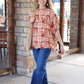Renegade Blouse - Brick