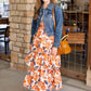 Maeve Floral Halter Dress - Amber
