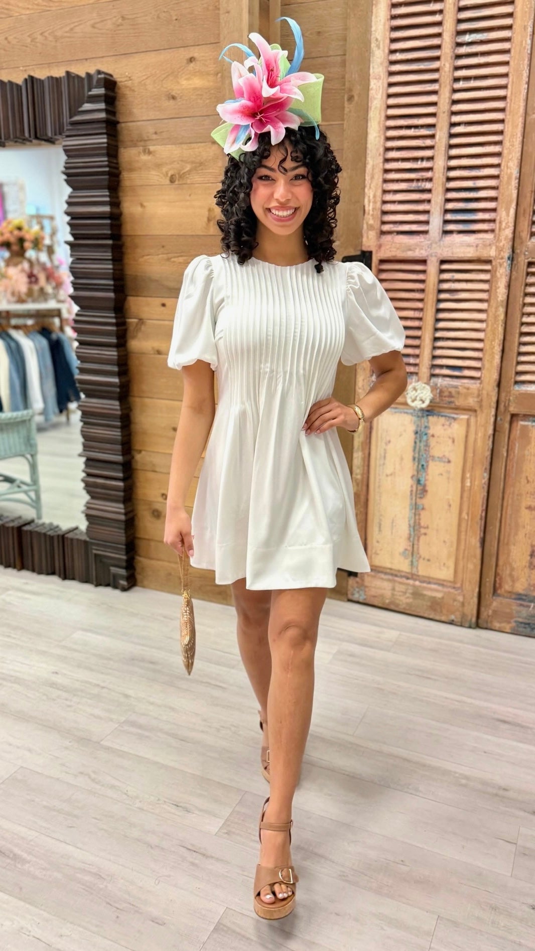 Laney Mini Dress - White