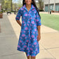 Katherine Swing Shift Dress - Sky
