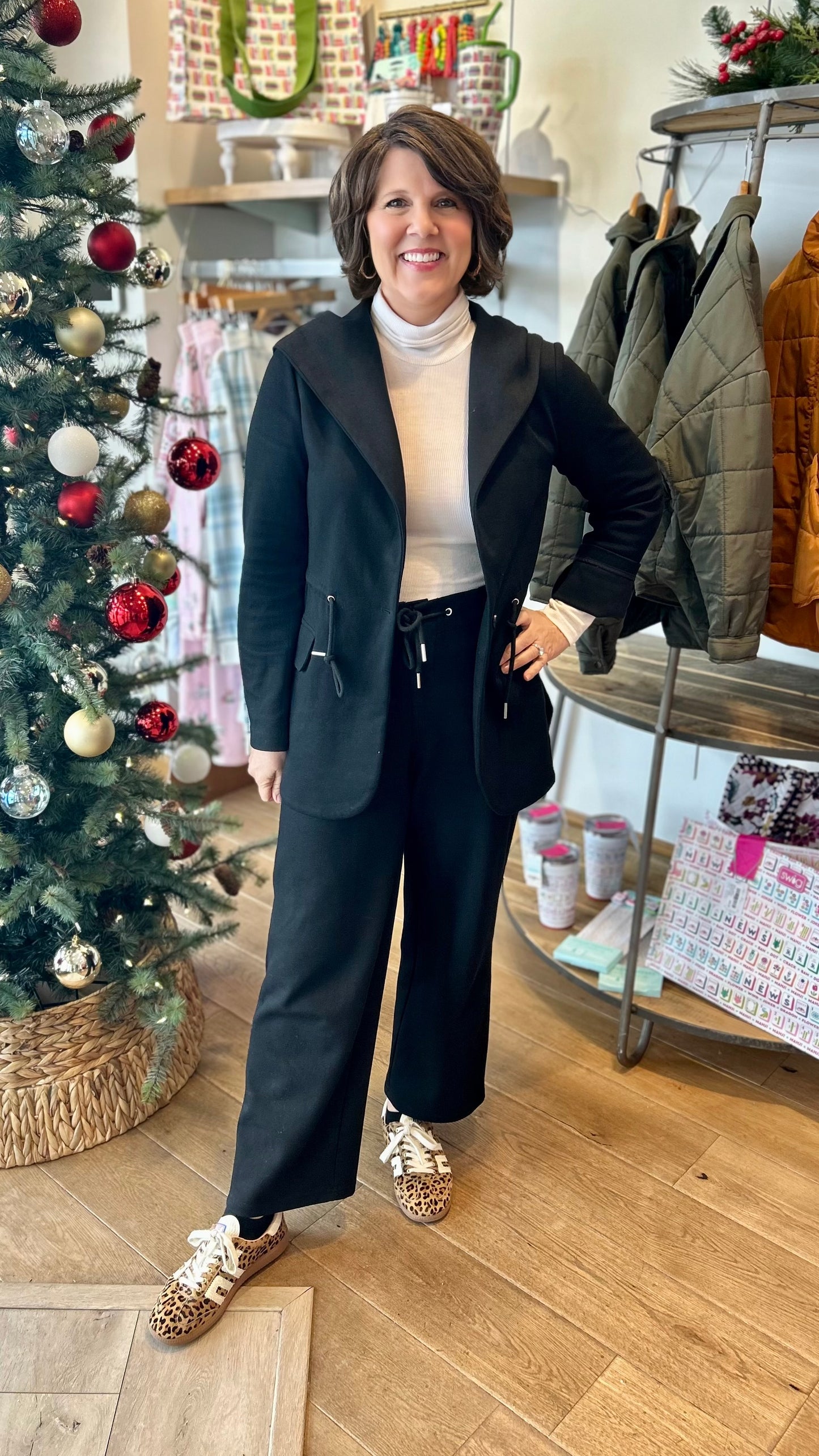 Amanda Pull On Pant - Black