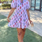 Amelia Short Dress - Lavender
