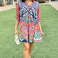 Sarai Button Dress - Navy