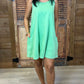 Kameron Sleeveless Dress - Apple Green