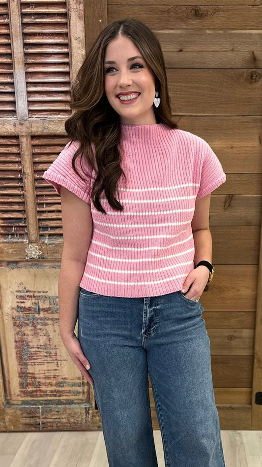 Cotton Candy Cozy Striped Sweater