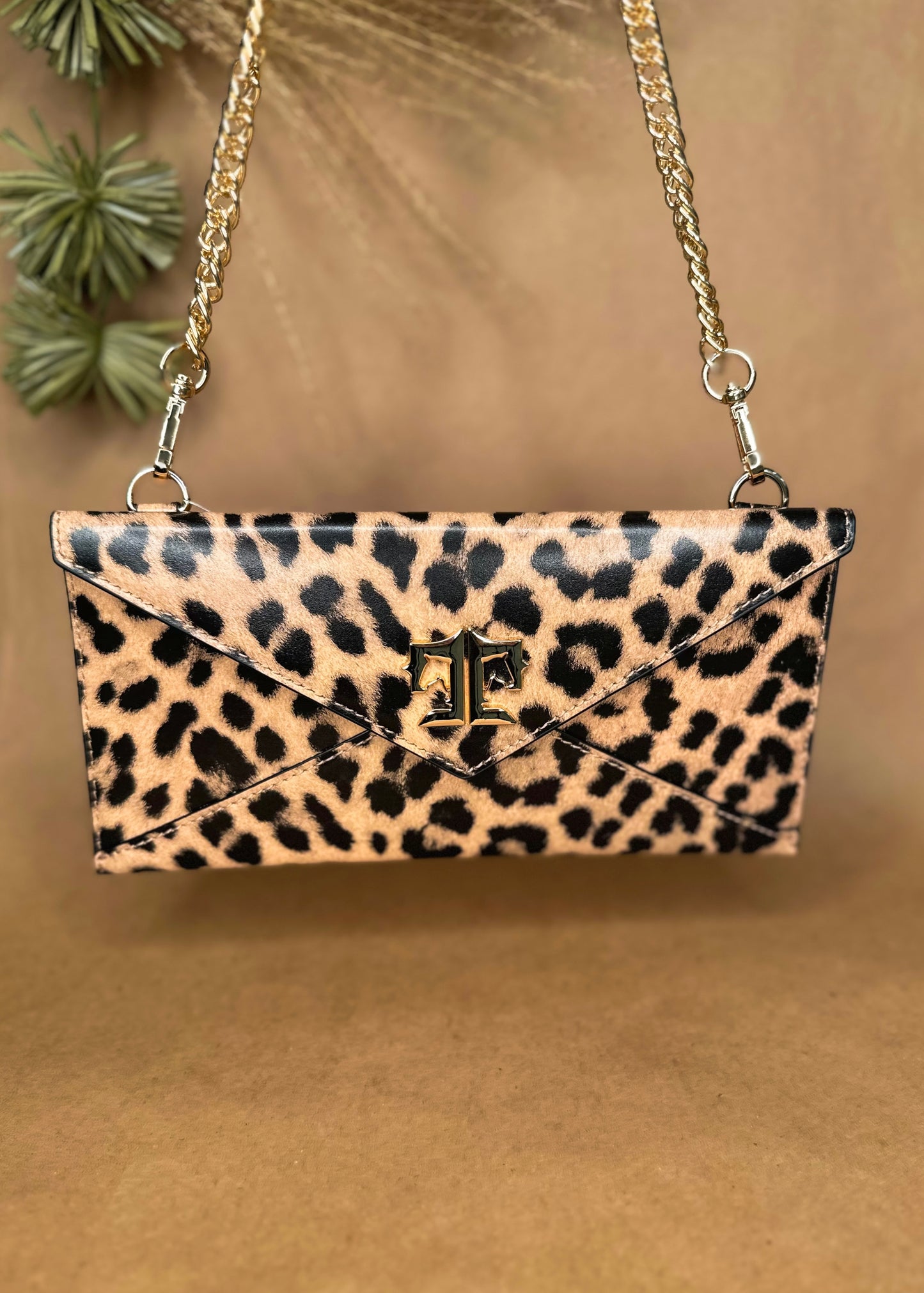 Tucker Tweed Cor De Star Clutch - Leopard