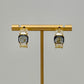 Zenzii Blue Crystal Hoop Earrings