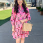 Just Darviny Megan Dress - Desert Rose