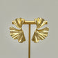 Gold Fan Earrings