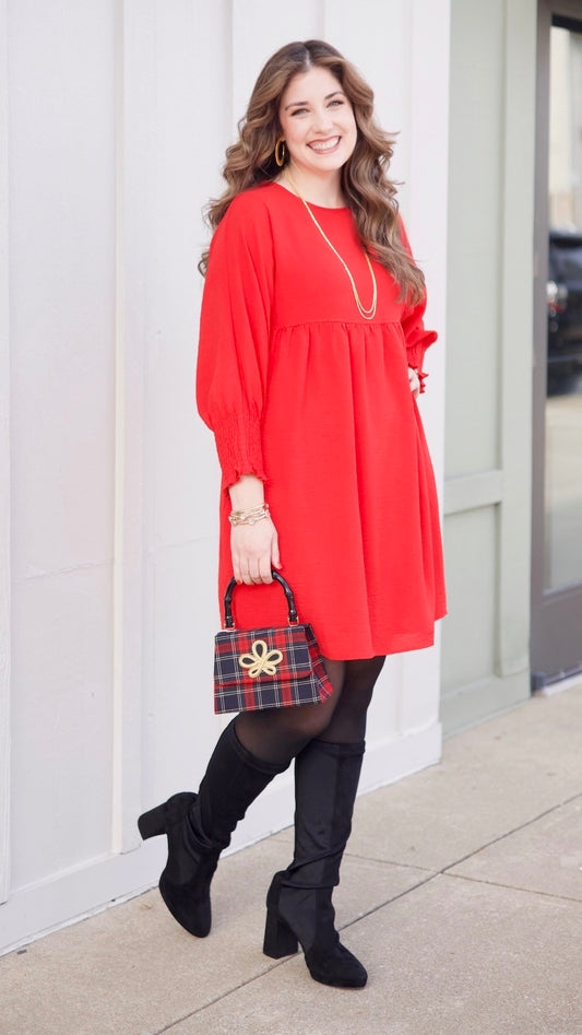 Ivy Jane Red Babydoll Dress