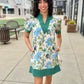 Charlotte Floral Dress - Ecru