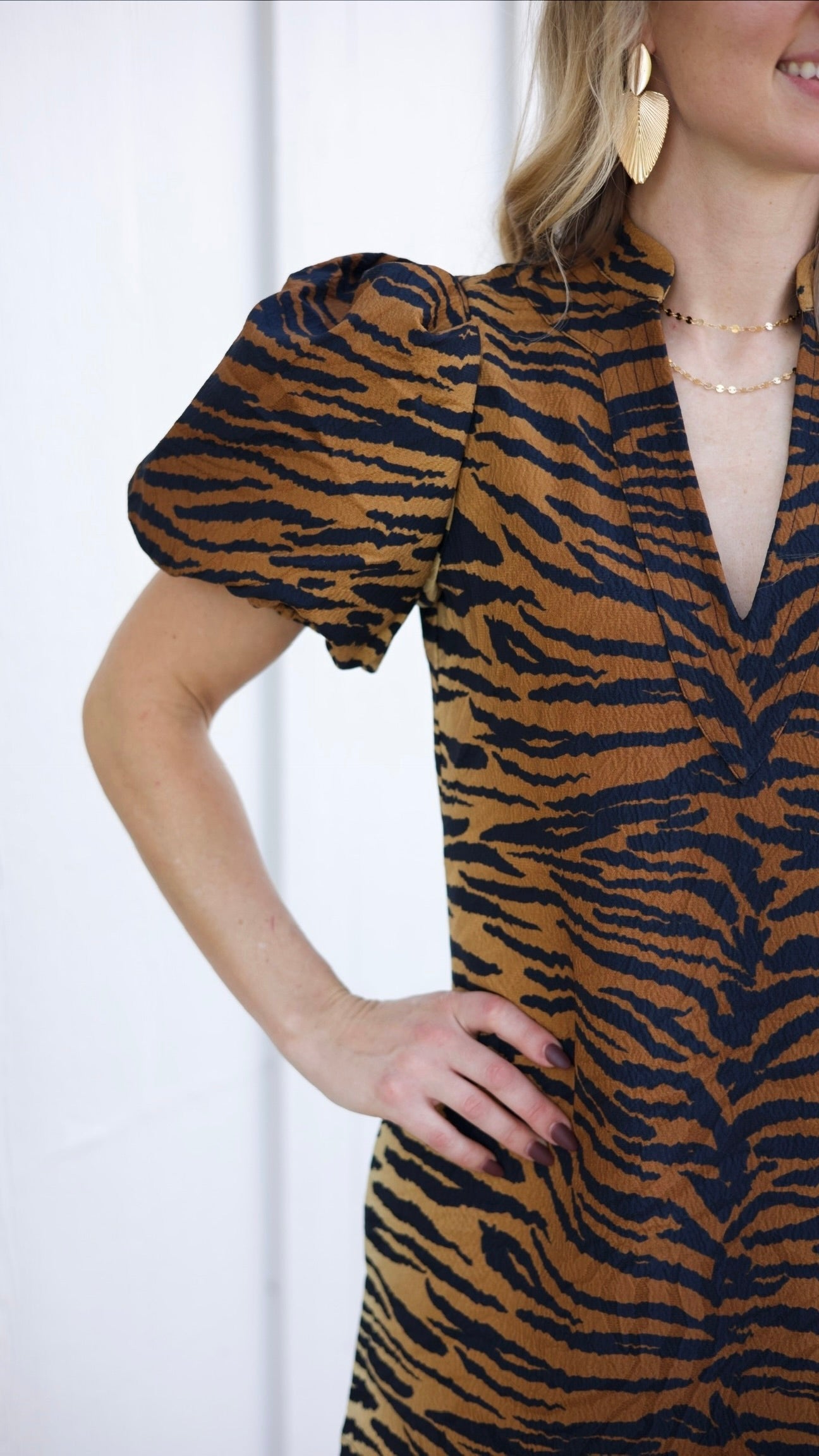 Emily McCarthy Hampton Mini - Tiger Jacquard