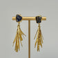 Earth Stone & Fringe Earrings