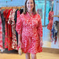 Uncle Frank Shirt Dress - Pink