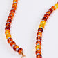 Henri Bead Necklace - Gold & Brown