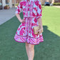 Selena Dress - Pink Lotus