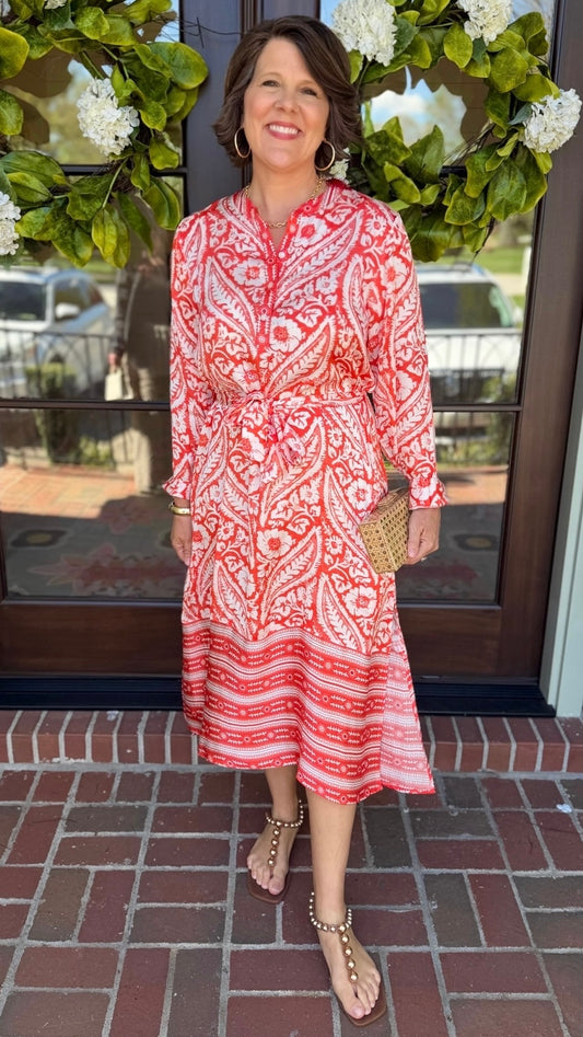 Constantine Dress - Red