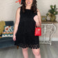 Black Dotty Dress