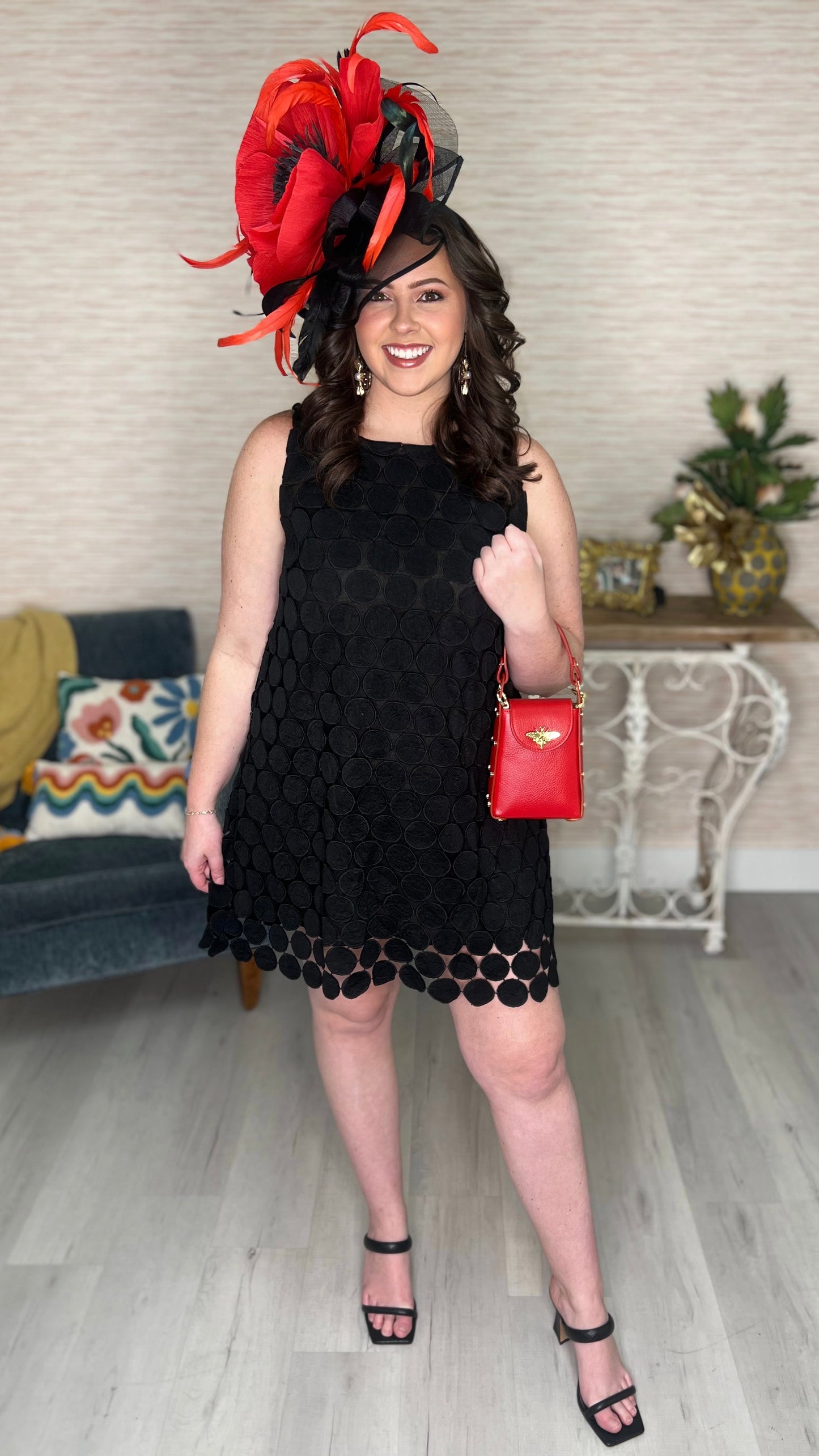 Black Dotty Dress