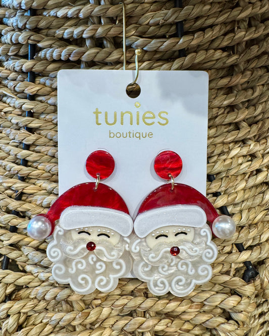 Santa Acetate Earrings