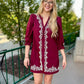 Lyla Dress - Garnet