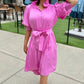 Emily McCarthy Rowan Dress - Fuchsia
