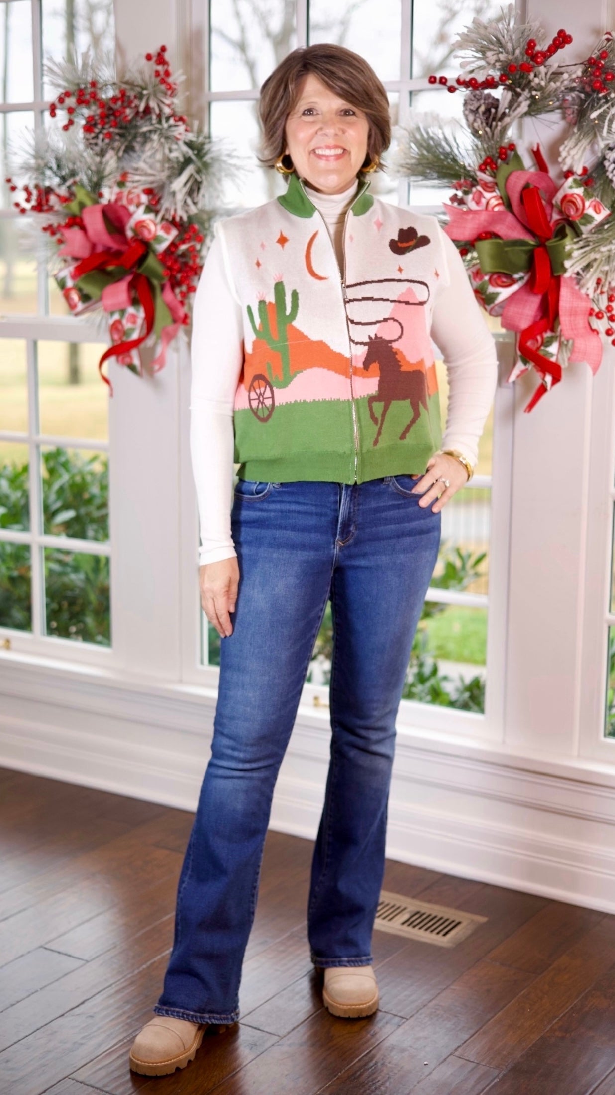 Western Sweater Vest