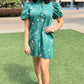 Tessa Floral Dress - Hunter