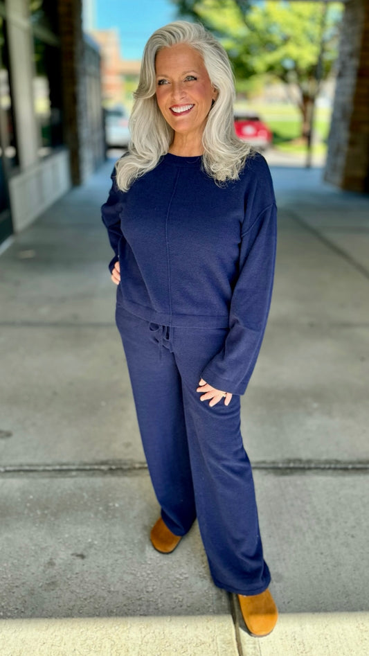 Navy Sweater