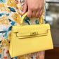 Buckle Mini Bag - Yellow