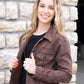 Dear John Brown Leopard Ainsley Jacket