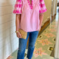 Pretty In Pink Embroidered Top