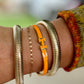 H Bracelet - Gold/Orange