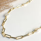 Pearl & Gold Hestia Chain Link Necklace